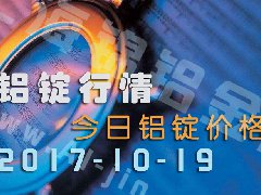 鋁錠行情：今日鋁錠價(jià)格——長江鋁錠價(jià)10月19日